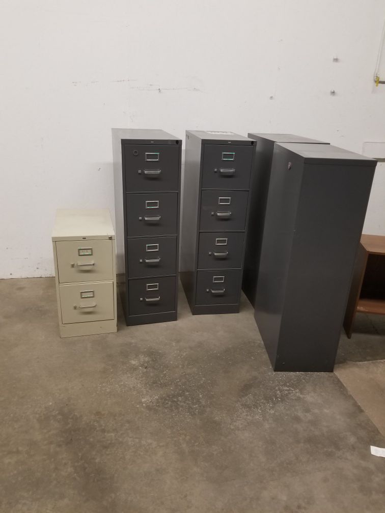 File cabinets 6 all together