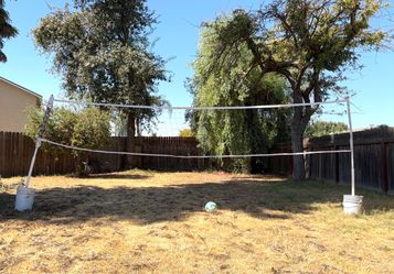 Outdoor Volleyball Net with Ball