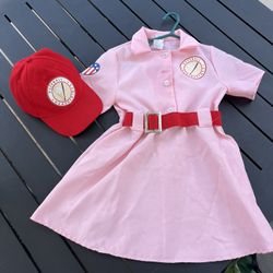 Girls Peacherines Costume Size Youth Med