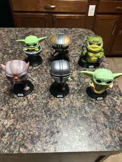 Funko pop Star Wars mandolorian set of 7 Funko pop