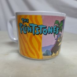 VINTAGE FLINTSTONES PLASTIC MUG