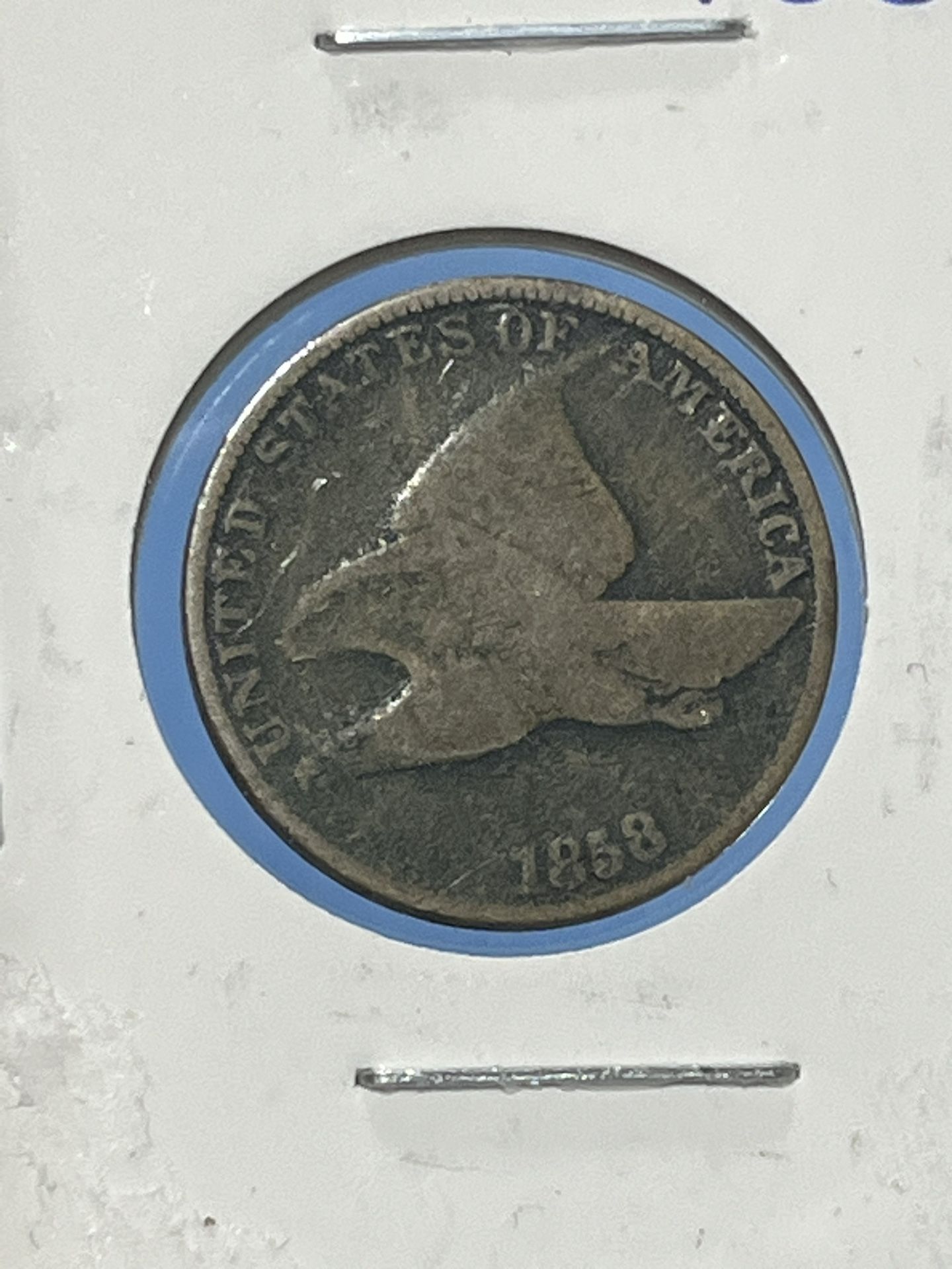 Antique 1858 “Flying Eagle” One Cent Coin