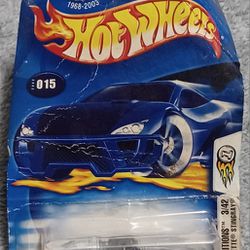 Hotwheels Corvette Stingray 3/42 Collector 2003 First Edition Damaged Card