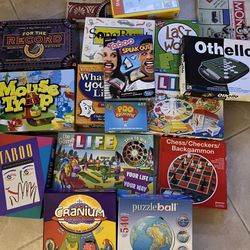 Large Assortment Of Games, Some Puzzles