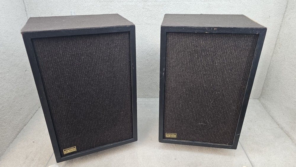 Realistic MC 1000 Speakers decent shape and work great