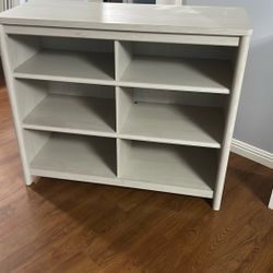 Gray Bookcase In Great Condition 