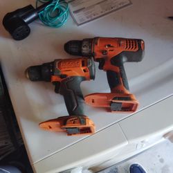 2 Drills No Battery 