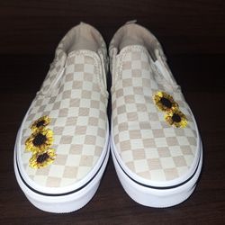 NIB Vans 4Y Asher Sunflower Taupe