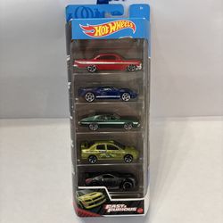2021 Hot Wheels Fast And Furious 5-Pack New