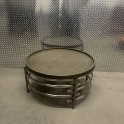 38” Diameter Ashley Furniture Signature Zinelli Round Cocktail Coffee Table