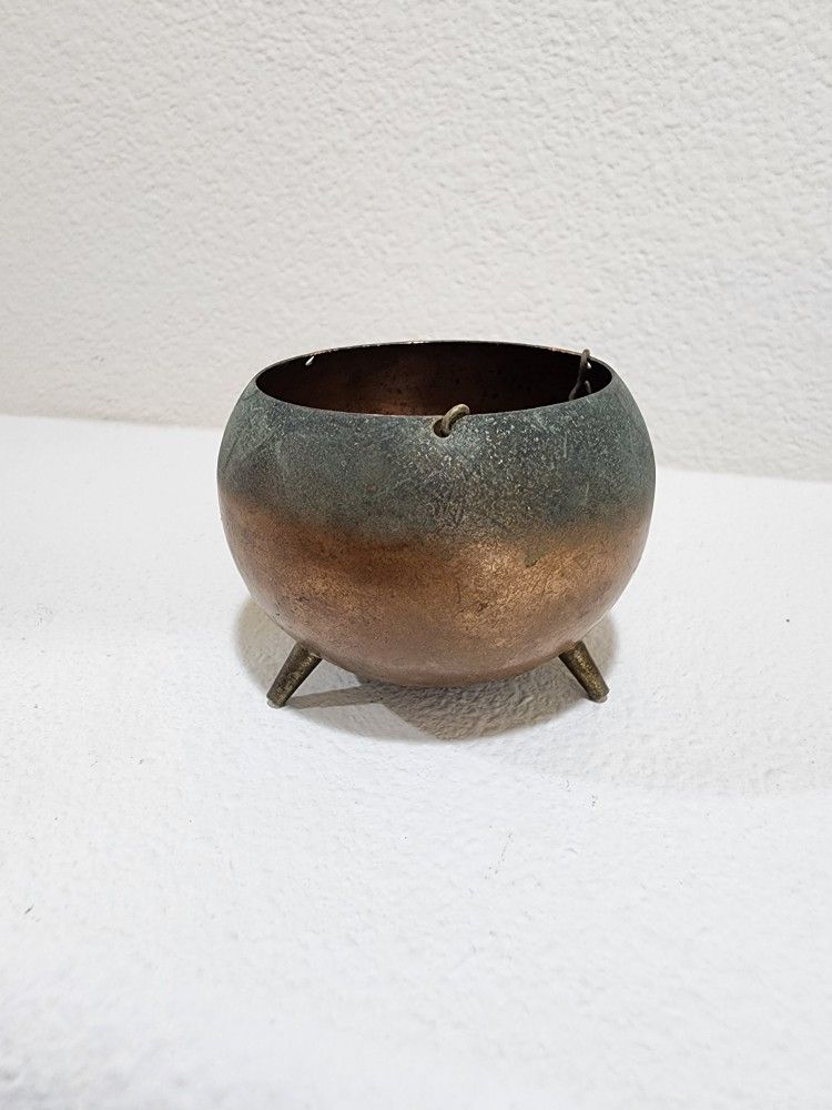 Vintage Coppercraft Guild Mini Cauldron Swinging Handle