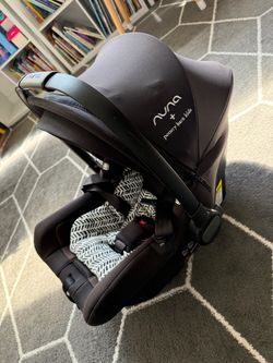Nuna + Pottery Barn Kids Pipa Lite Car Seat with sunshade cover