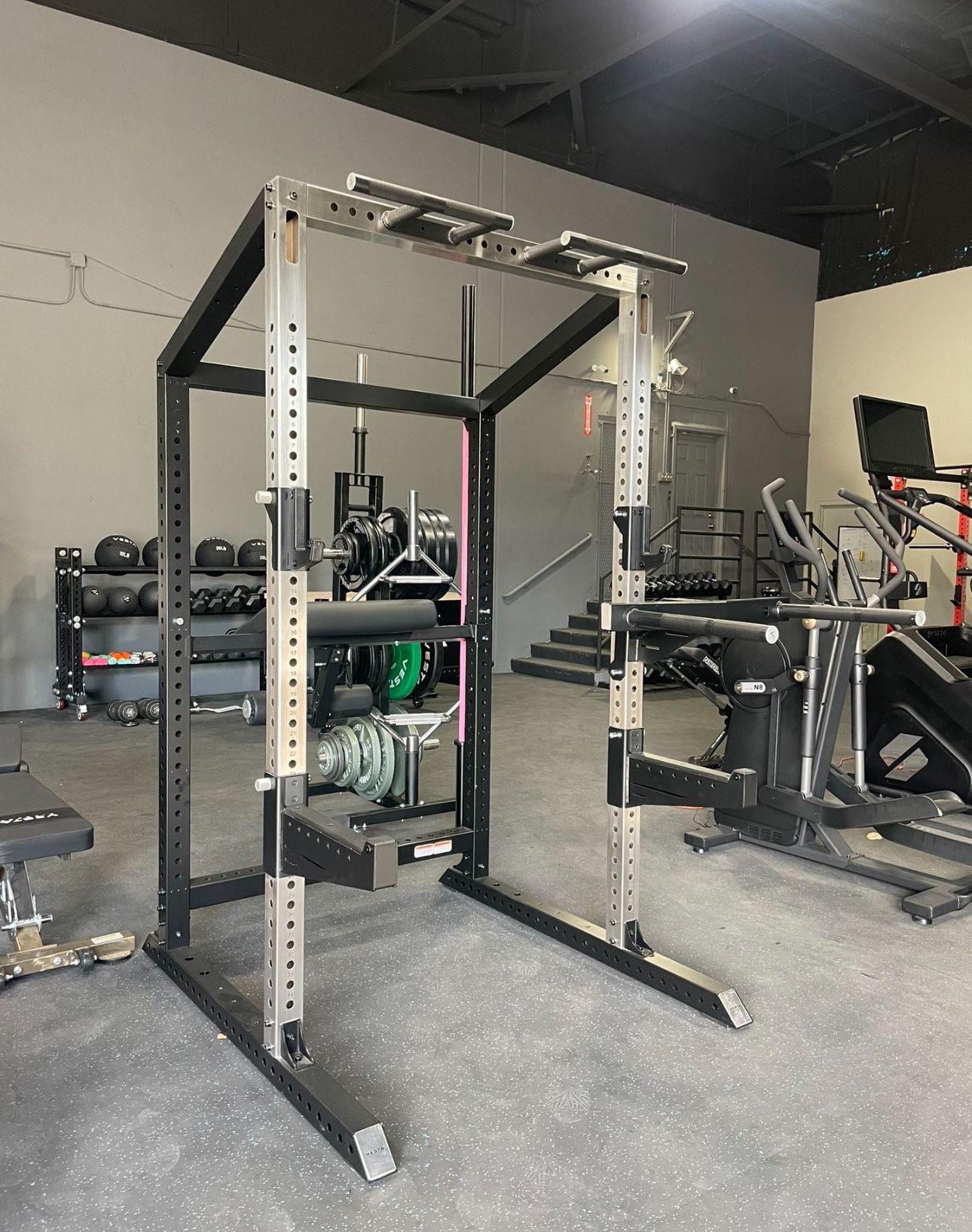 Half Rack w 11 gauge steel 3'x3' uprights $1000+tax