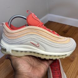 Nike Air Max 97 “Sisterhood” Chalk Orange DM8943-700 Size 9W NO BOX