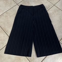 Women’s Wide Leg Cropped Dreesy Pants