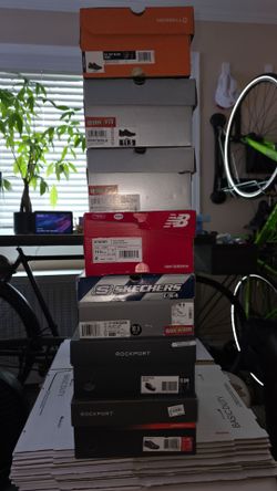 Seven New Pairs of Shoes/Sneakers Wide Width