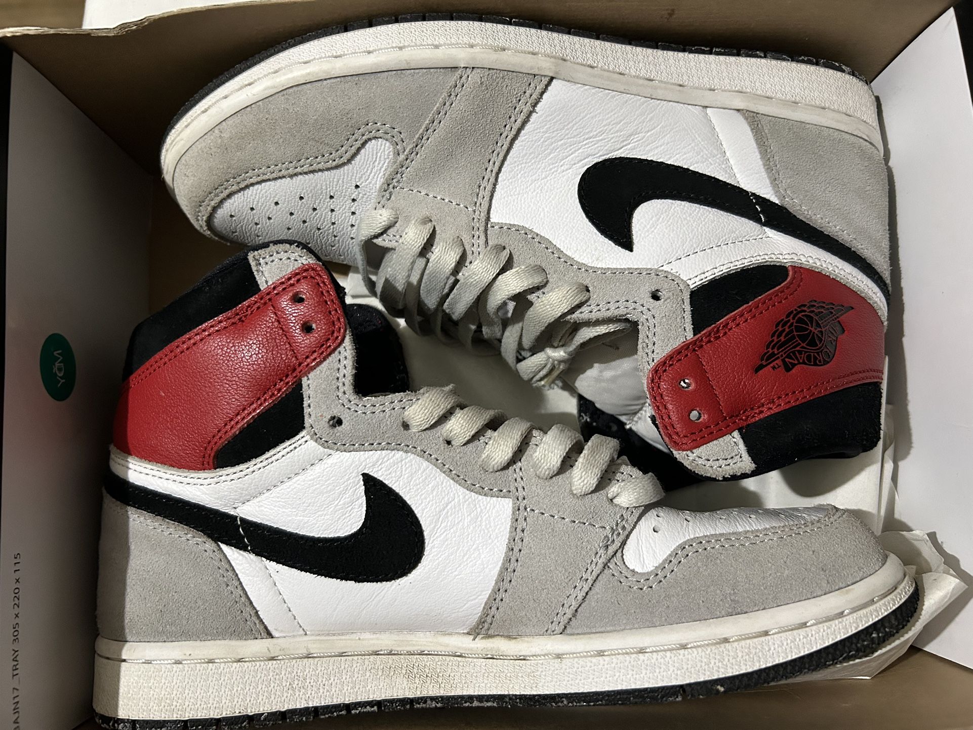 Men Jordan 1 Air High “OG Light Smoke “