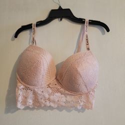 BEBE Light Pink Comfortable Push Up Bra New