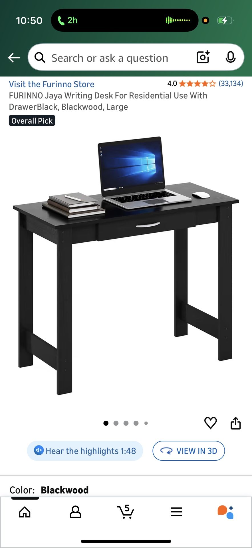 Brand New In Box Study Computer Desk Laptop Kids Office