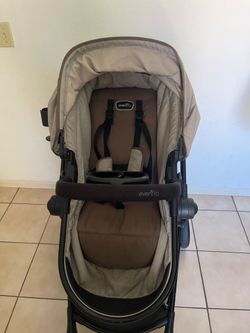Baby Evenflo stroller and inflatable chair