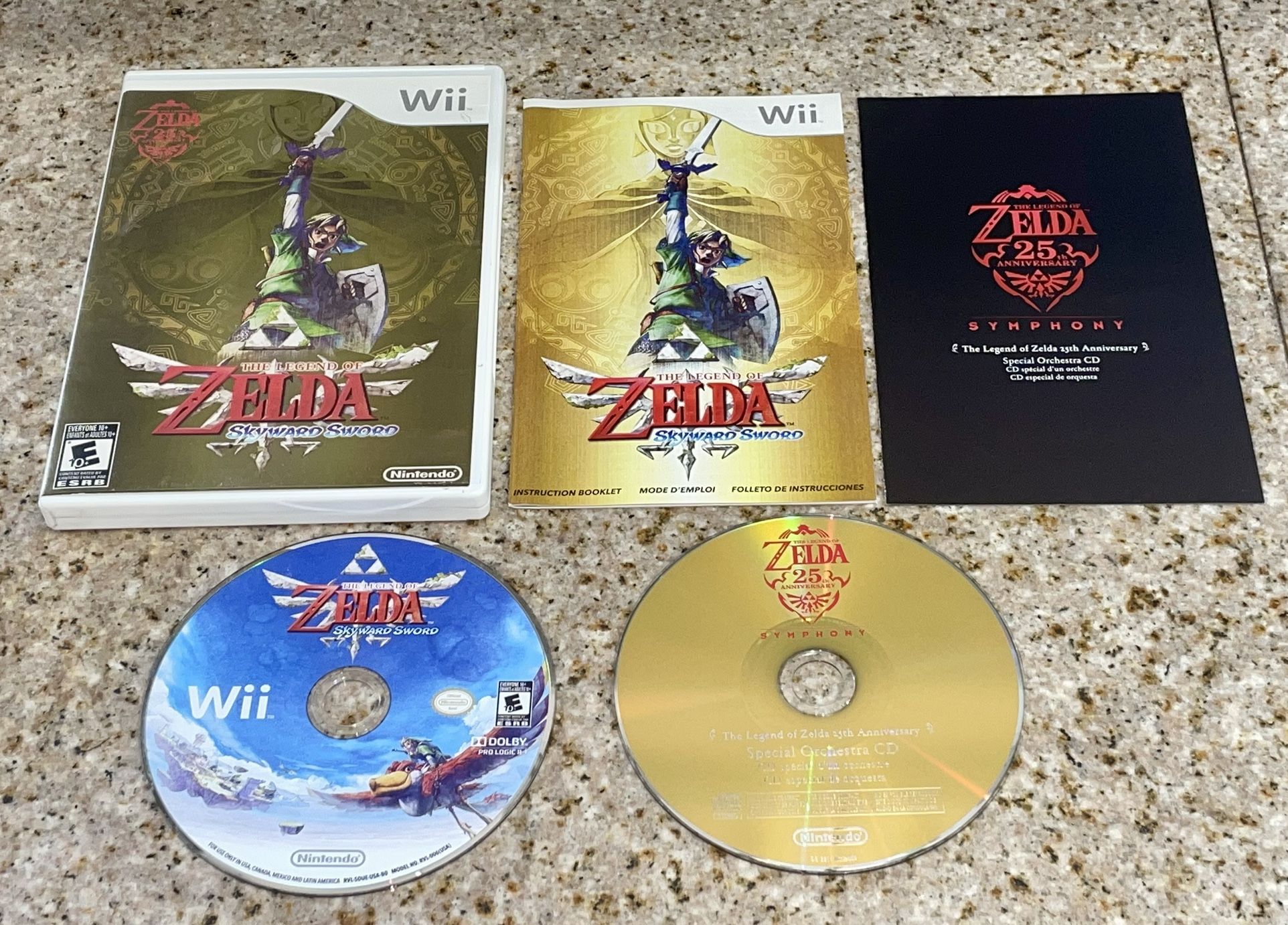 The Legend of Zelda: Skyward Sword - Nintendo Wii - 25th Anniversary
