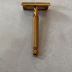 Old Gold Plated Gillette Shaving Machine 