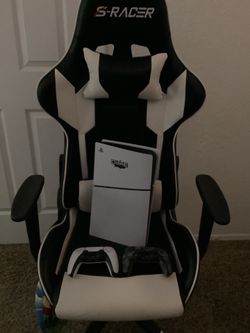 PS5 + Two Controllers + Wiring + Gaming Chair (USED LIKE NEW)