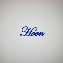 HOON  Vinyl decal stickers