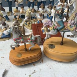 Breckenridge Design & Carousel Collection Figures Decor Music Box
