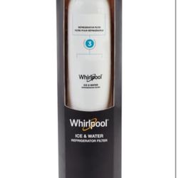 Whirlpool Refrigerator Ice and Water Filter 3 - WHR3RXD1, Single-Pack, Aqua