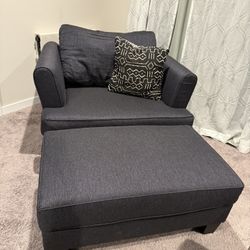 Accent Chair And Ottoman