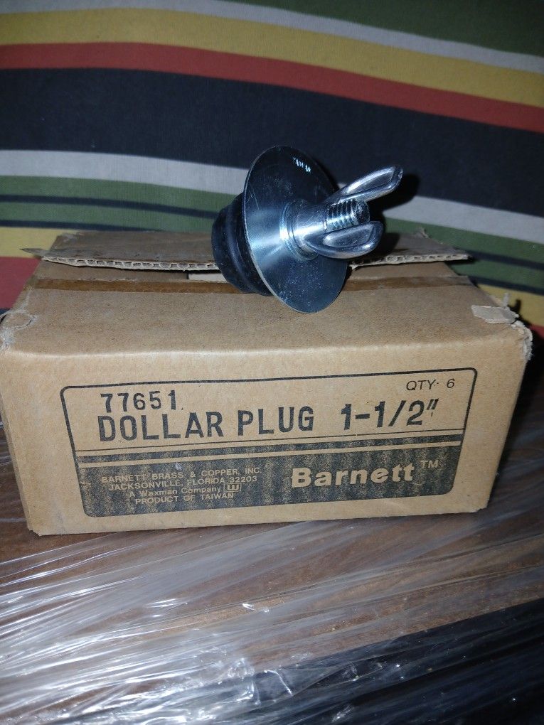 Barnett #77651 Pro Plus 1 1/2" Dollar Plug, Tests 1 1/2" Drain Pipe