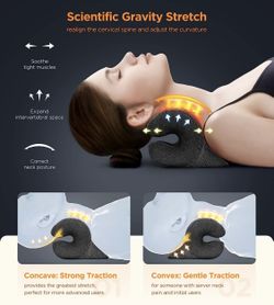 Famedio Heated Cervical Traction Neck Stretcher