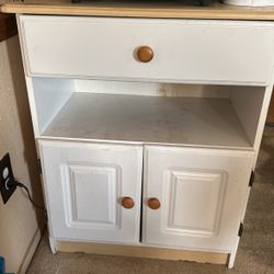Kitchen Cabinet Microwave Table 