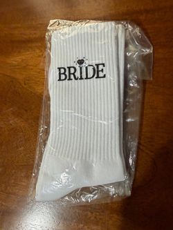 New Bride Wedding Socks, Novelty Socks, Wedding Gifts Engagement Gifts