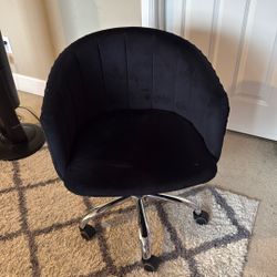 black vanity chair/office chair comfortable 