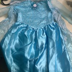 Frozen Dress For A Doll 