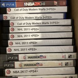 Assorted Video Games