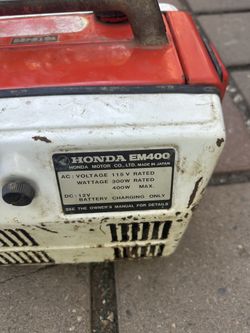 Vintage Honda EM-400dc Read Description