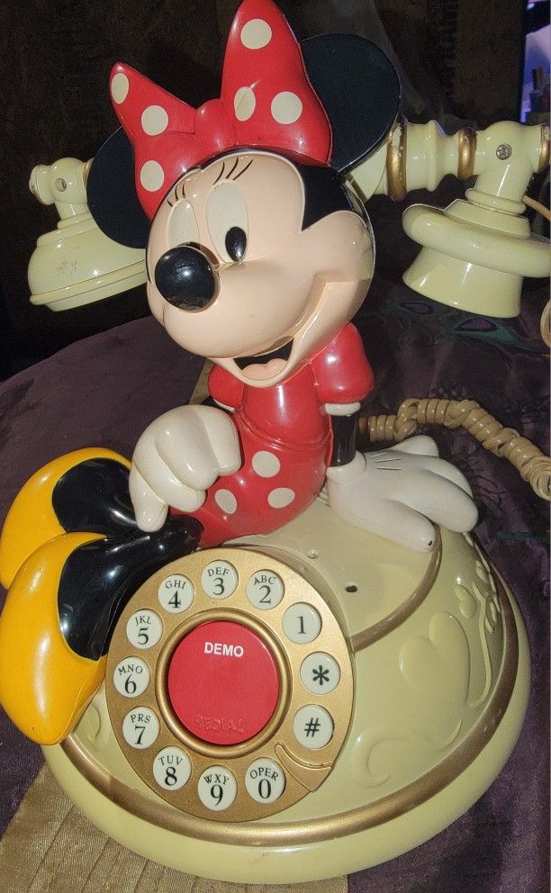 Minnie Mouse Desk Phone 