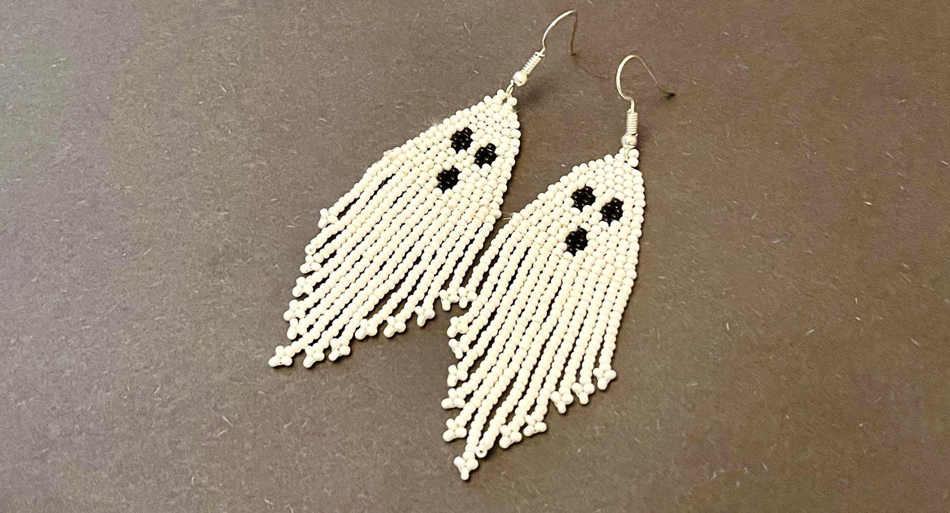 Ghost Fringe Earrings 