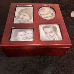 Antique Wooden Storage Box