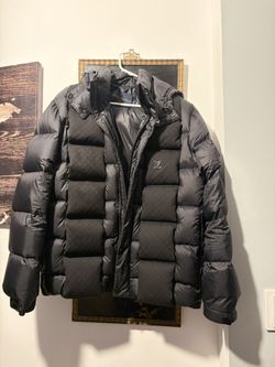 Louis Vuitton Monogram Puffer Jacket With Detachable Hood