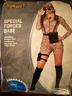 Special Forces Military Army Costume XS