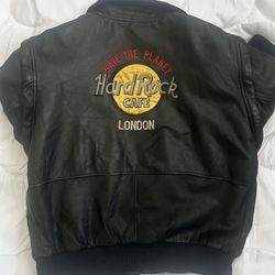 Hard Rock Vintage Leather Jacket 