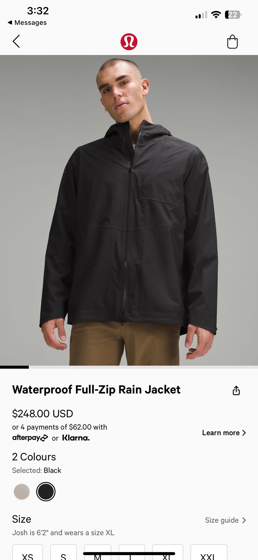 Lululemon Rain Jacket 