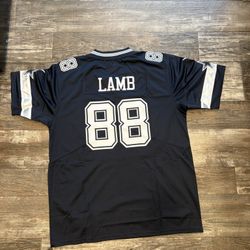 Ceedee lamb (all Sizes) navy blue home Dallas Cowboys football jersey classic