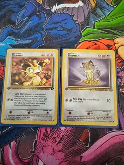 Meowth 1st edition