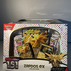 Pokémon TCG Scarlet and Violet 151 Zapdos EX Collection Box Sealed (6 boxes🔥)