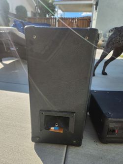 Amp and speakers